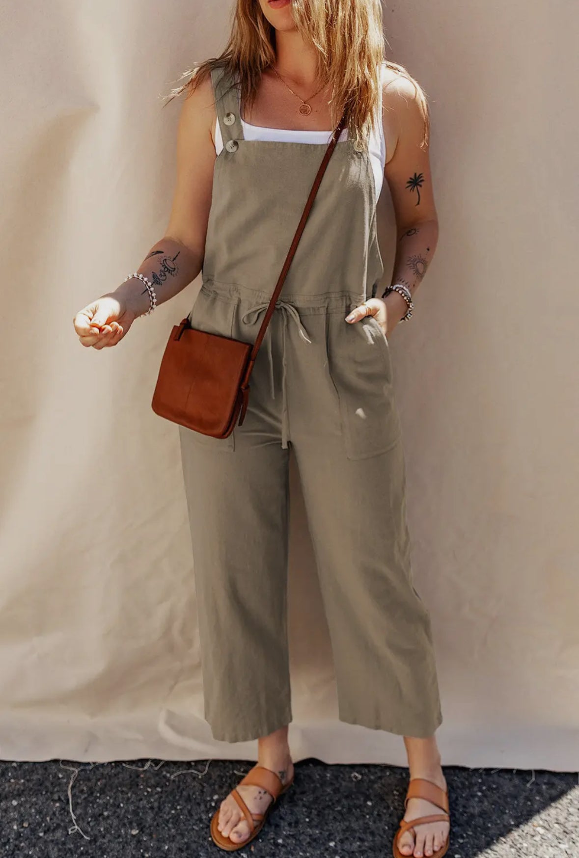 Cora Cropped Overall