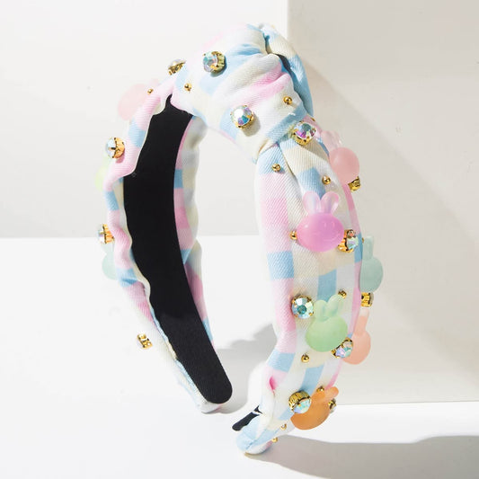 Gingham Easter Headband