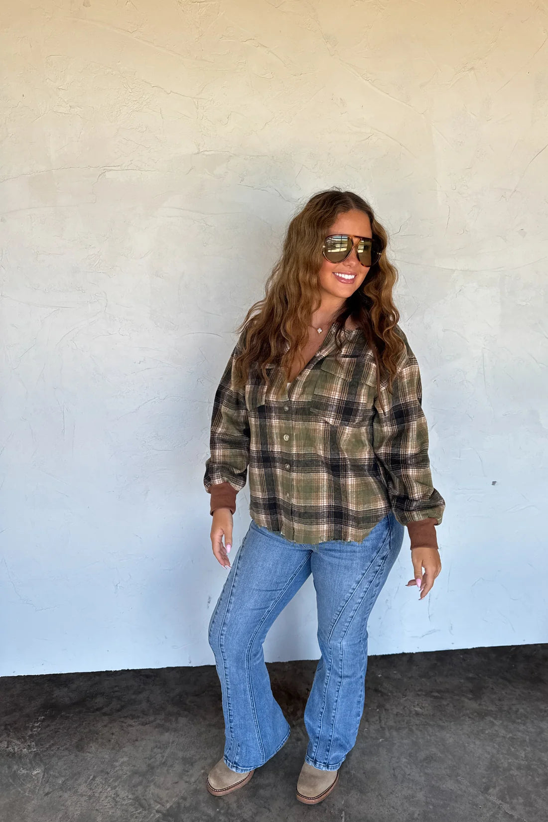 Rustic Red Cozy Shacket