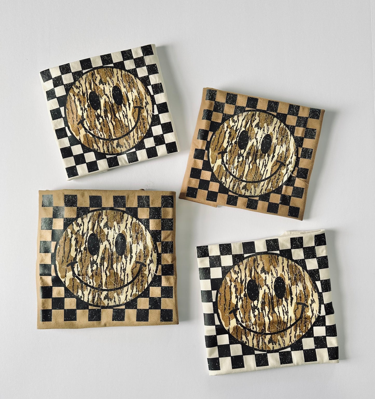 Bottomland Camo Smiley Kids // Adult Tee RTS