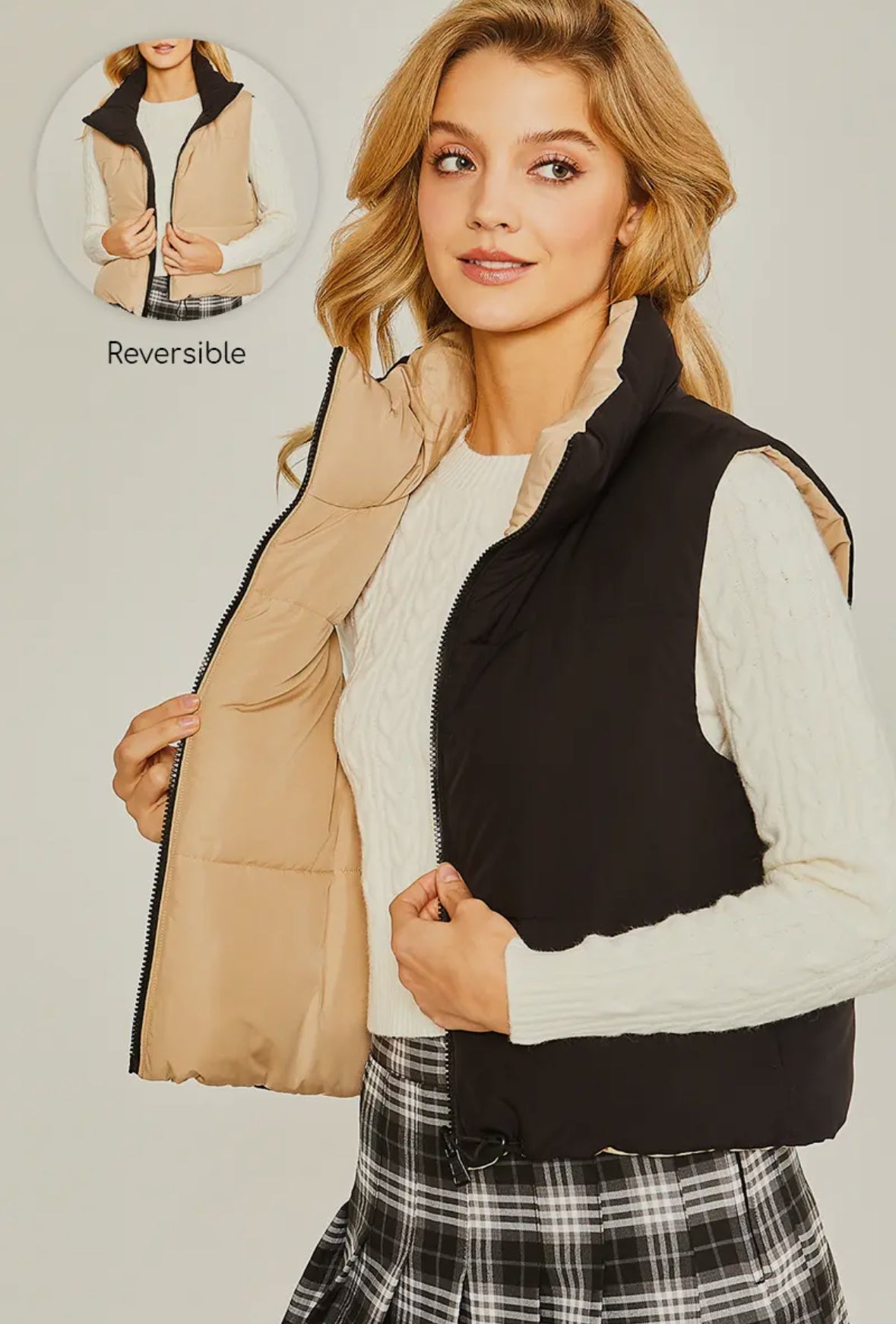 Cool it Kara Reversible Puffer Vest