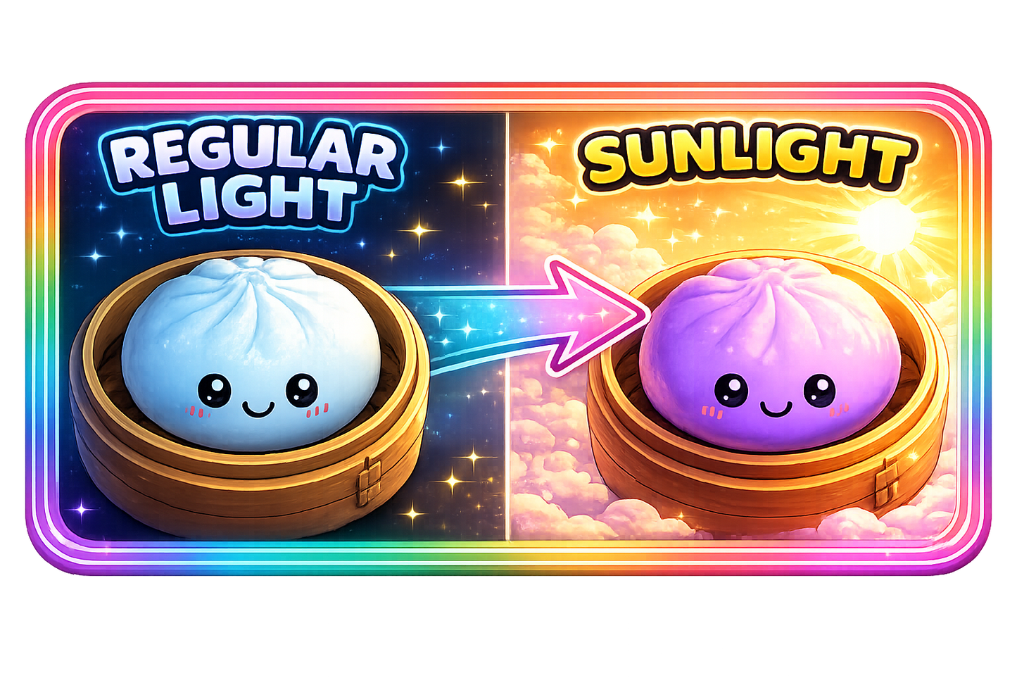 Fun Doh Temperature Color-Changing Dumpling Squishy