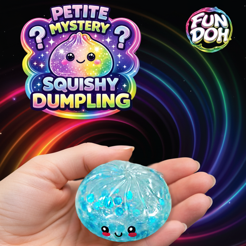 Fun Doh Petite 2.5-Inch Mystery Dumpling Squishy