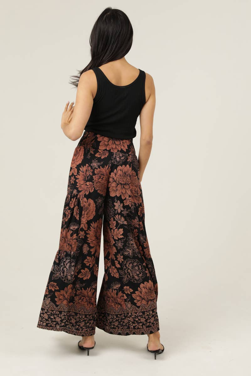 Waylyn Wide Leg Floral Printed Pants