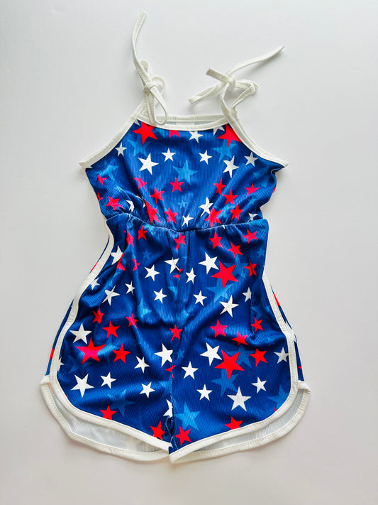 Oh My Stars Tie Top Romper