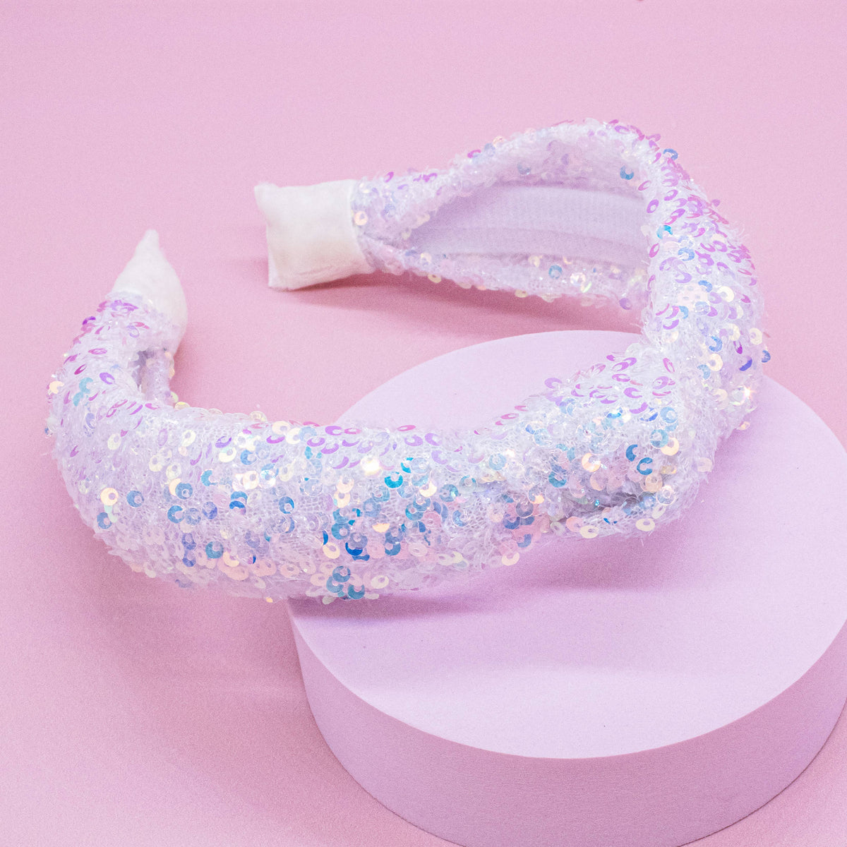 Kids Knotted Sequin Headband