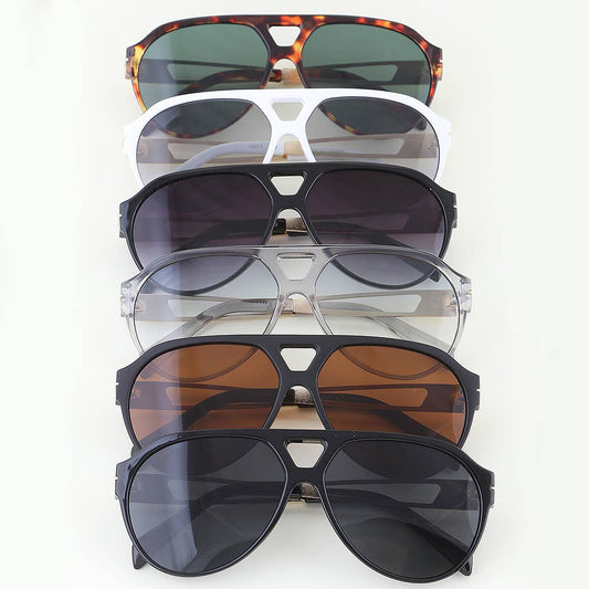 Chic Open Frame Aviator Sunglasses Sunnies Women’s