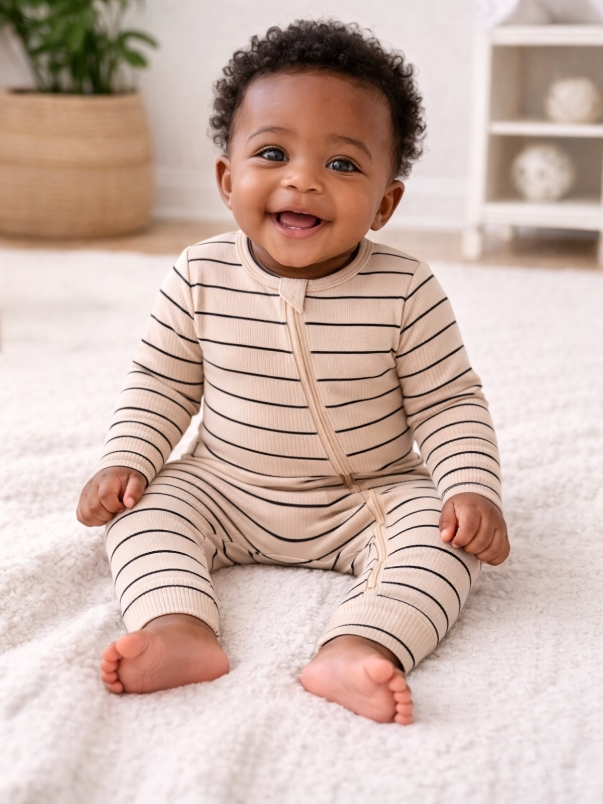 Jett Striped 2-Way Zip Sleeper