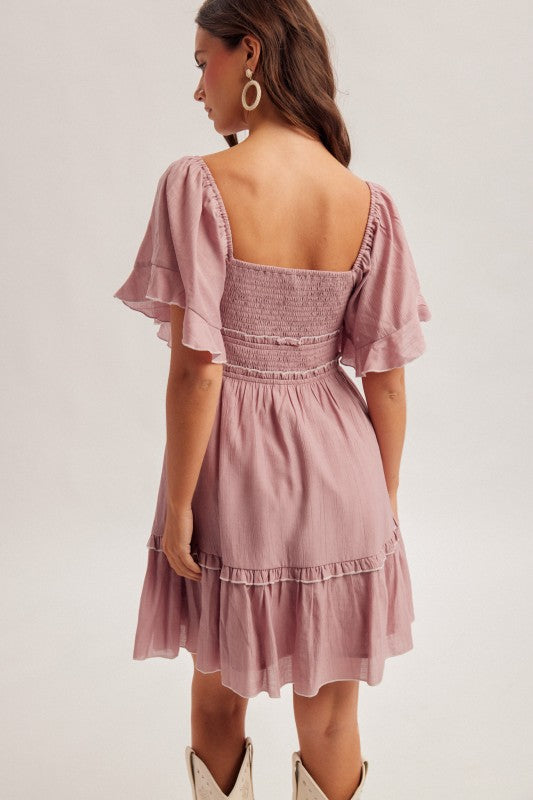 Abilene Lilac Mini Dress