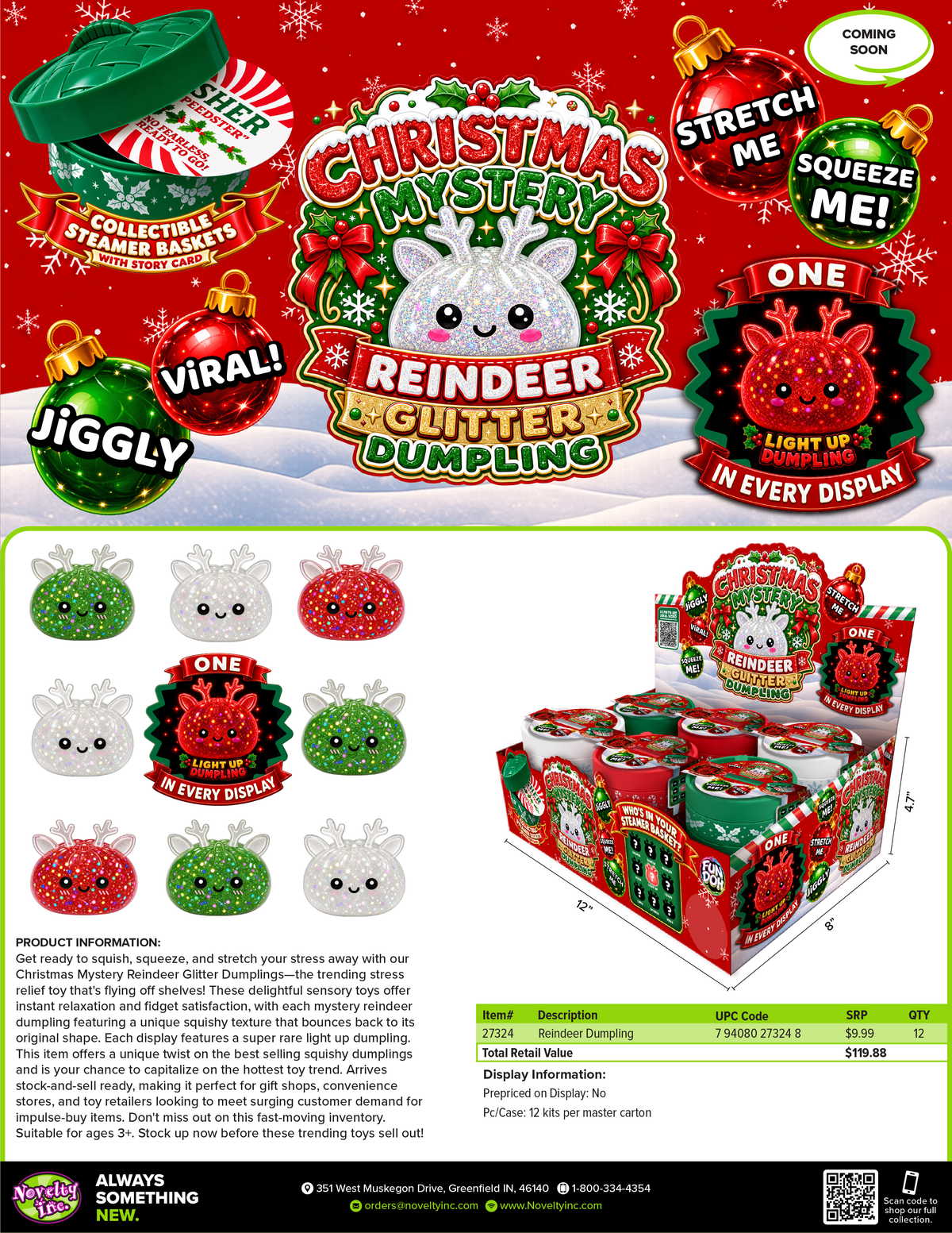 Mystery Reindeer Dumpling