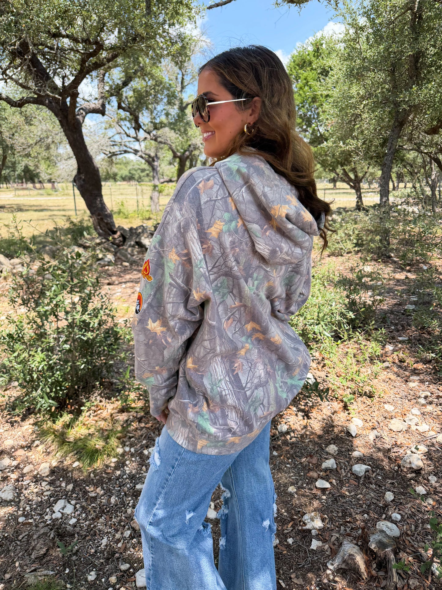 Hidden Trail Camo Hooded Pullover PREO