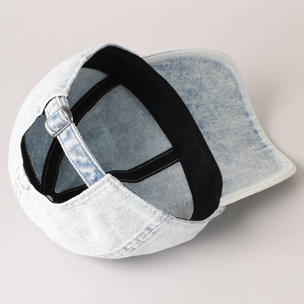 USA Letter Chenille Patch Baseball Cap Hat