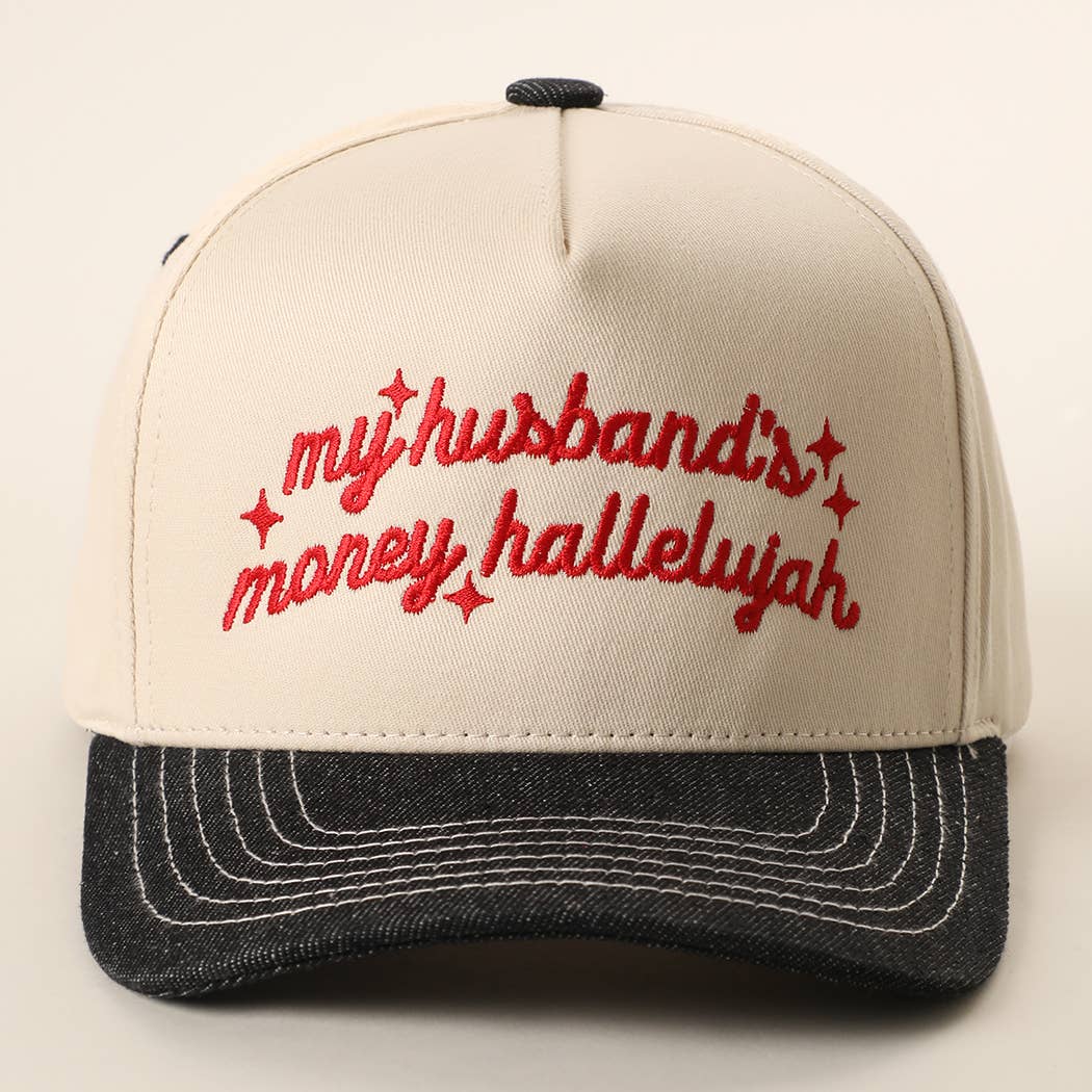My Husband's Money Hallelujah Trucker Hat