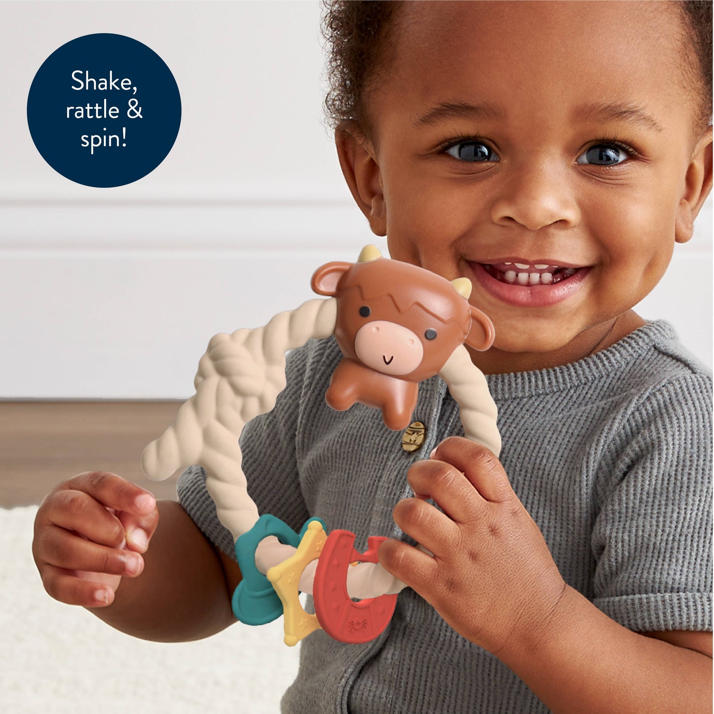 Ritzy Rattle™ Silicone Teether Rattle
