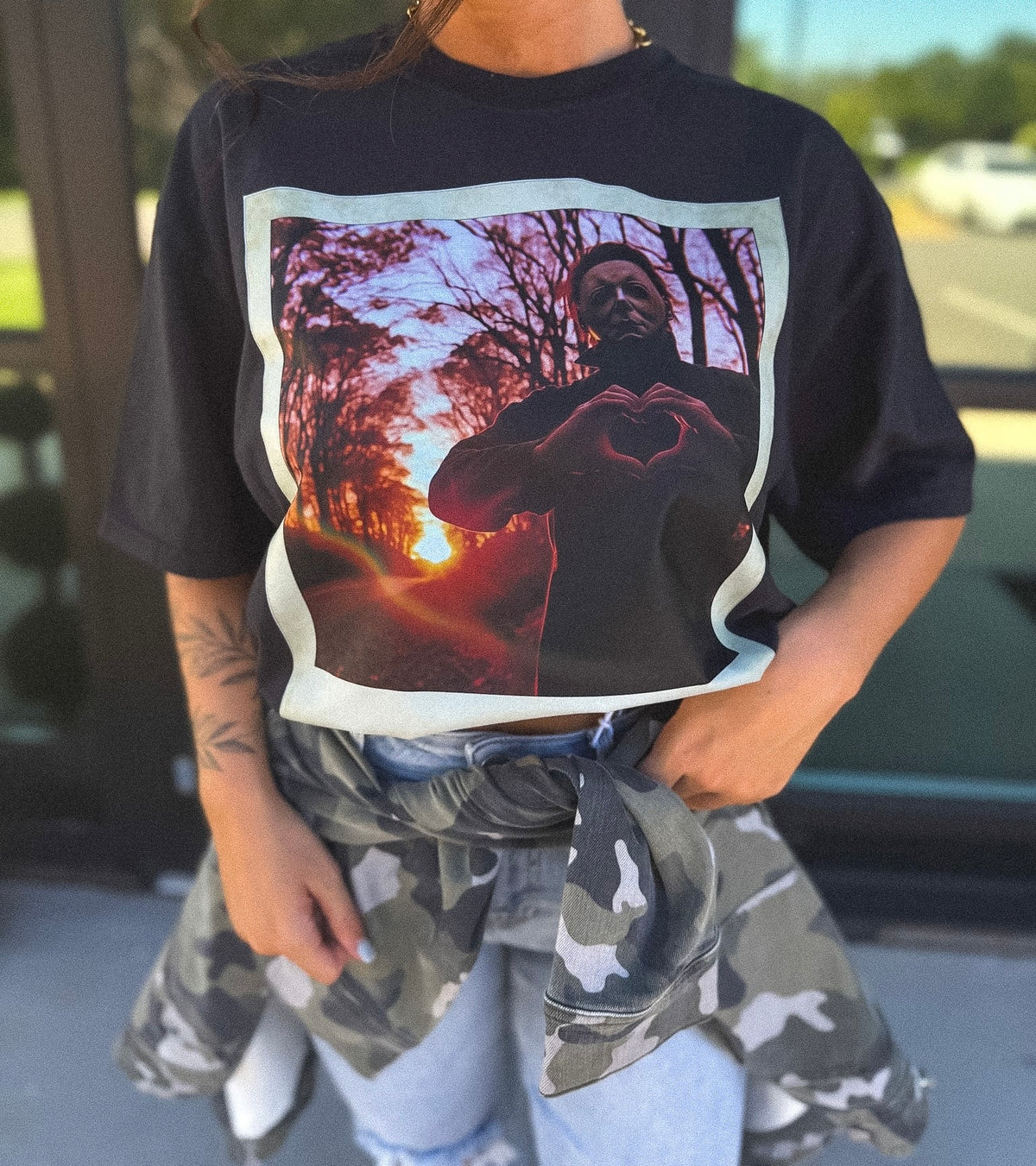 Michael Myers Sunset Tee