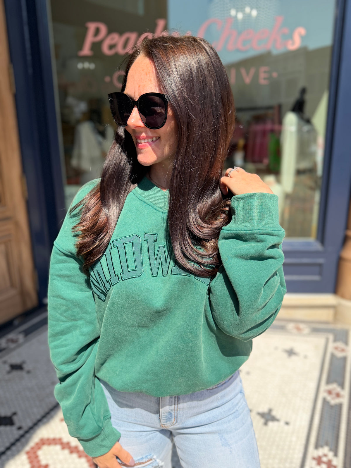 Maddie Midwest V-Neck Crew