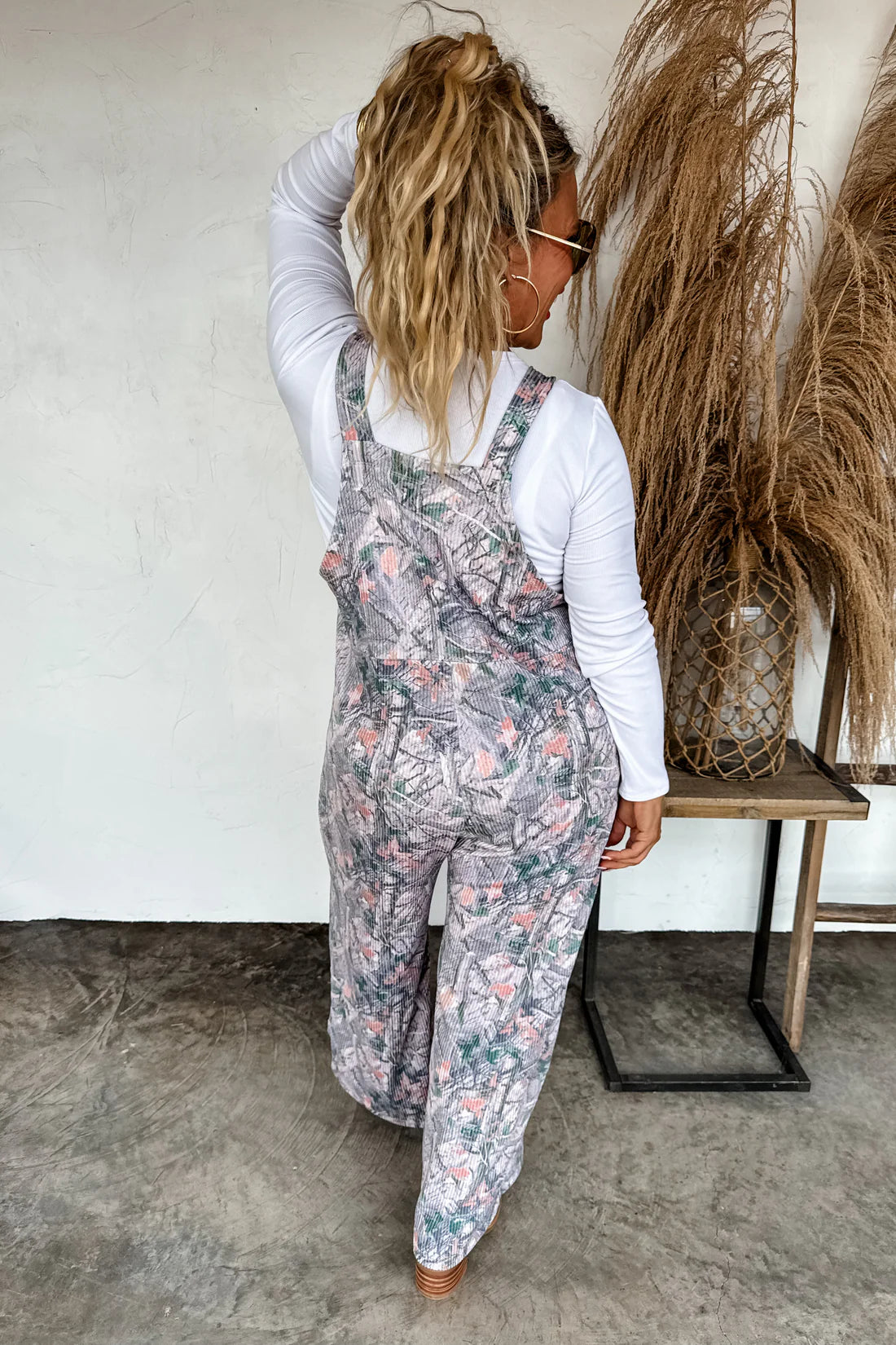 Carlee Ribbed Camo Fall Overall PreO