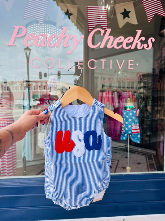 USA Chenille Onesie