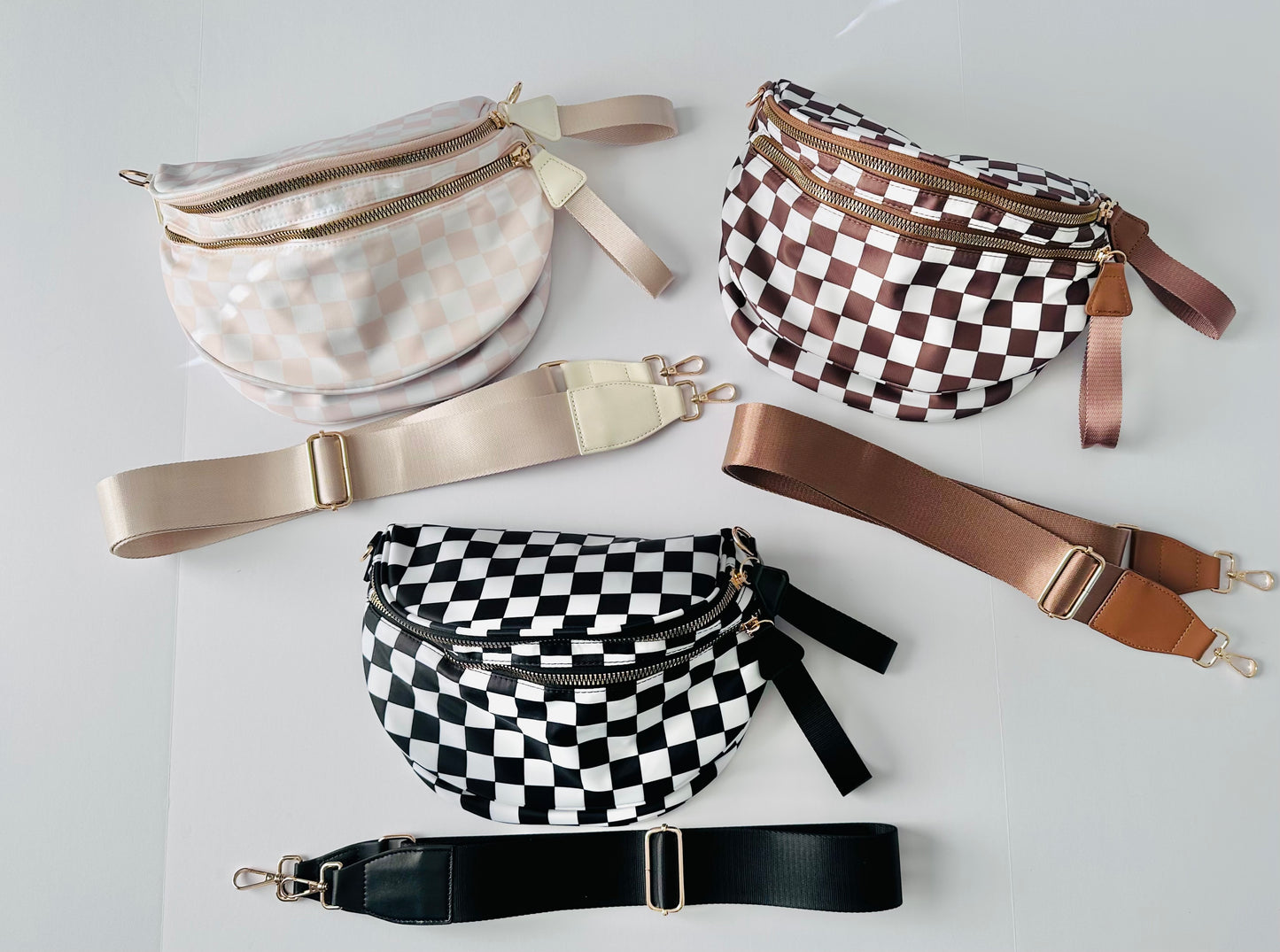 Check Mate On-The-Go Oversized Bum Bag RTS