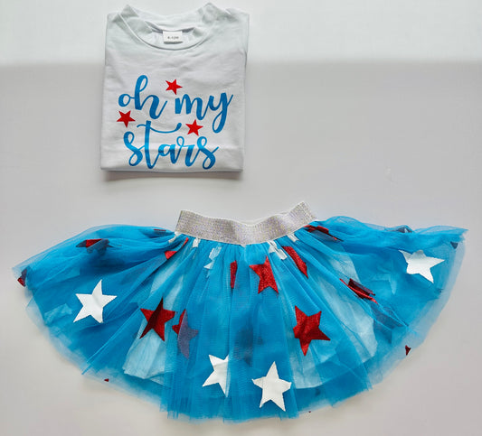 Oh My Stars Tulle Skirt Set