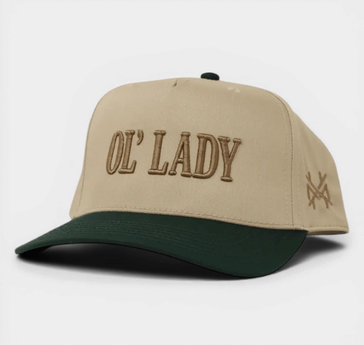 Ol’ Lady Bottomland Hat Retro Green Khaki