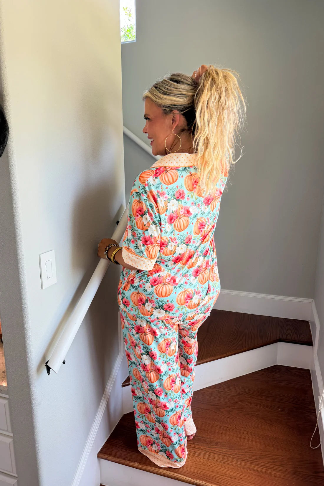 Floral Fall Harvest Luxe PJ Set PREO