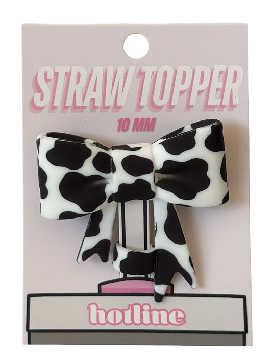Cowprint Straw Topper RTS