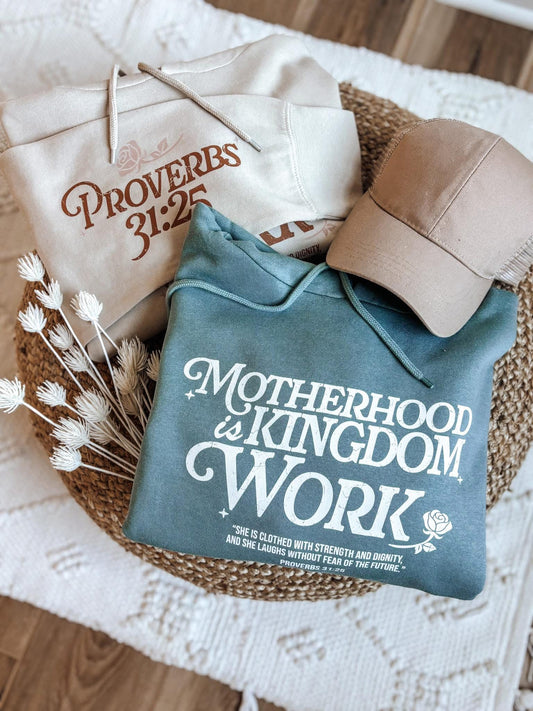 Motherhood is Kingdom Work Hoodie