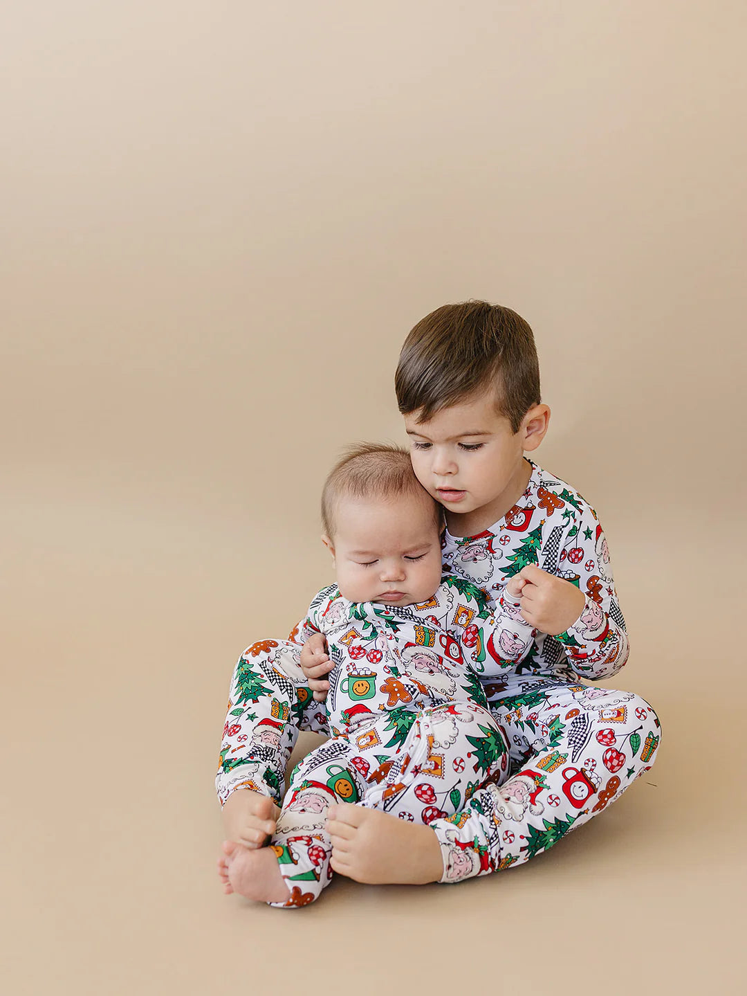 Bamboo Zip Romper | Christmas Vibes RTS