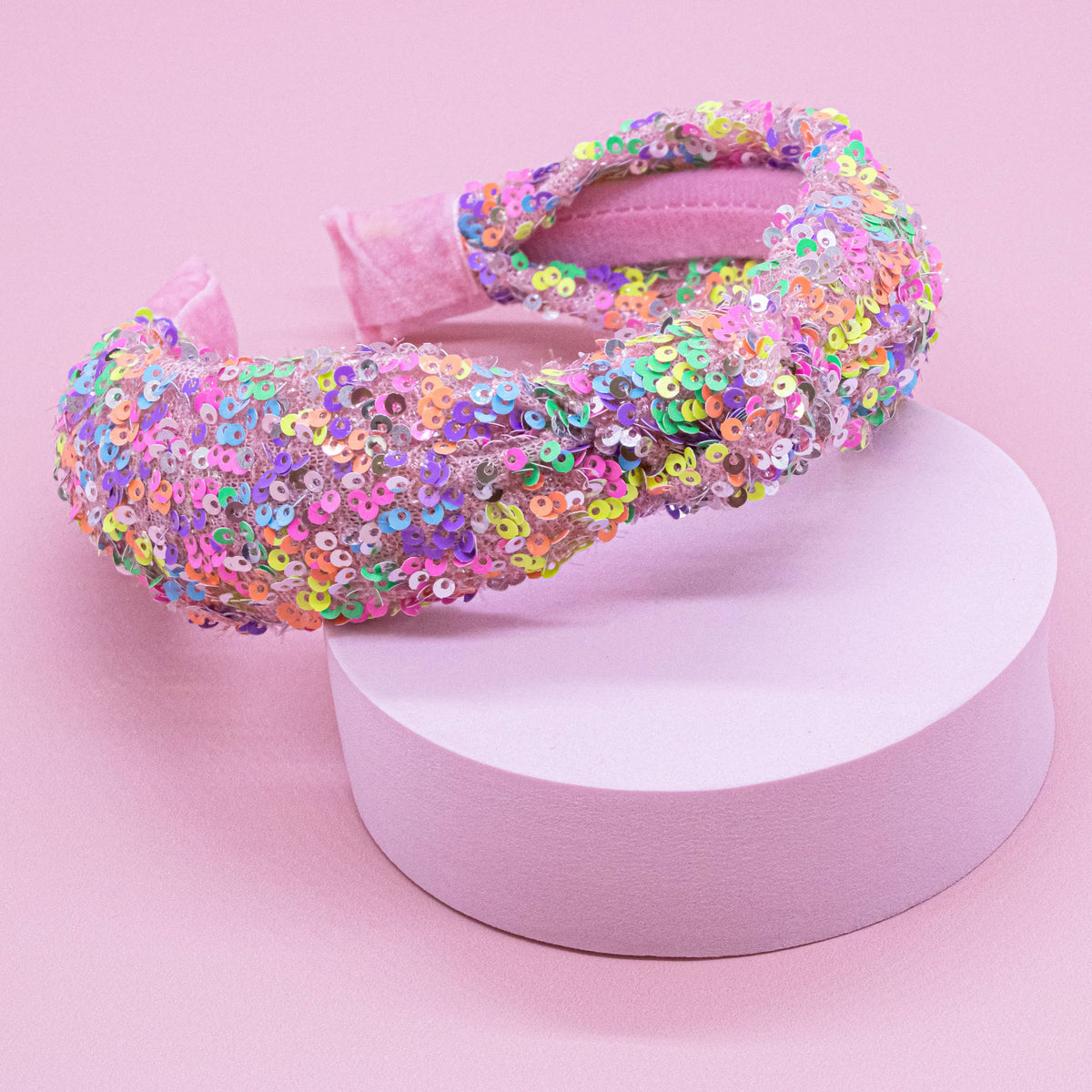 Kids Knotted Sequin Headband
