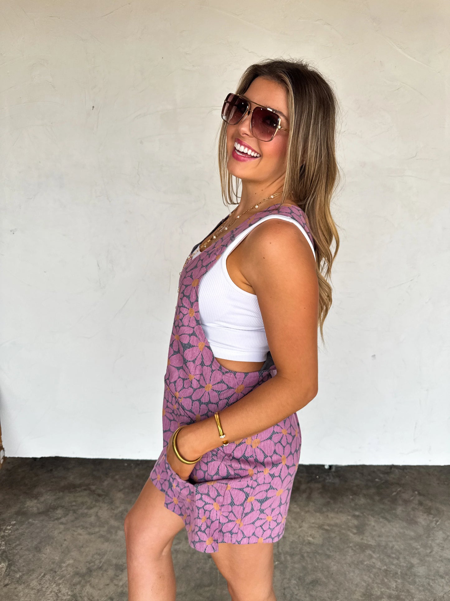 Daisy Beach Please Romper