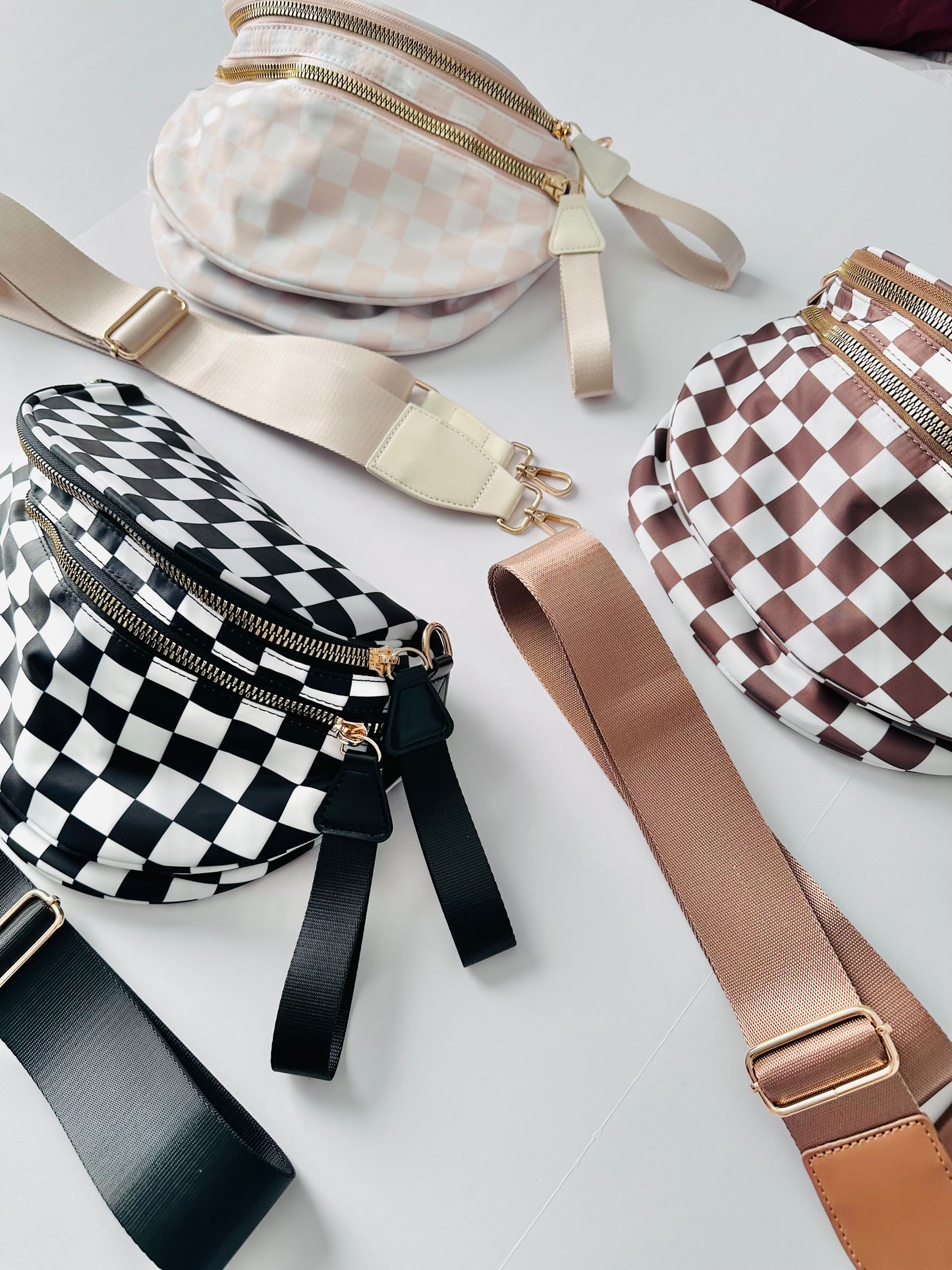 Check Mate On-The-Go Oversized Bum Bag RTS