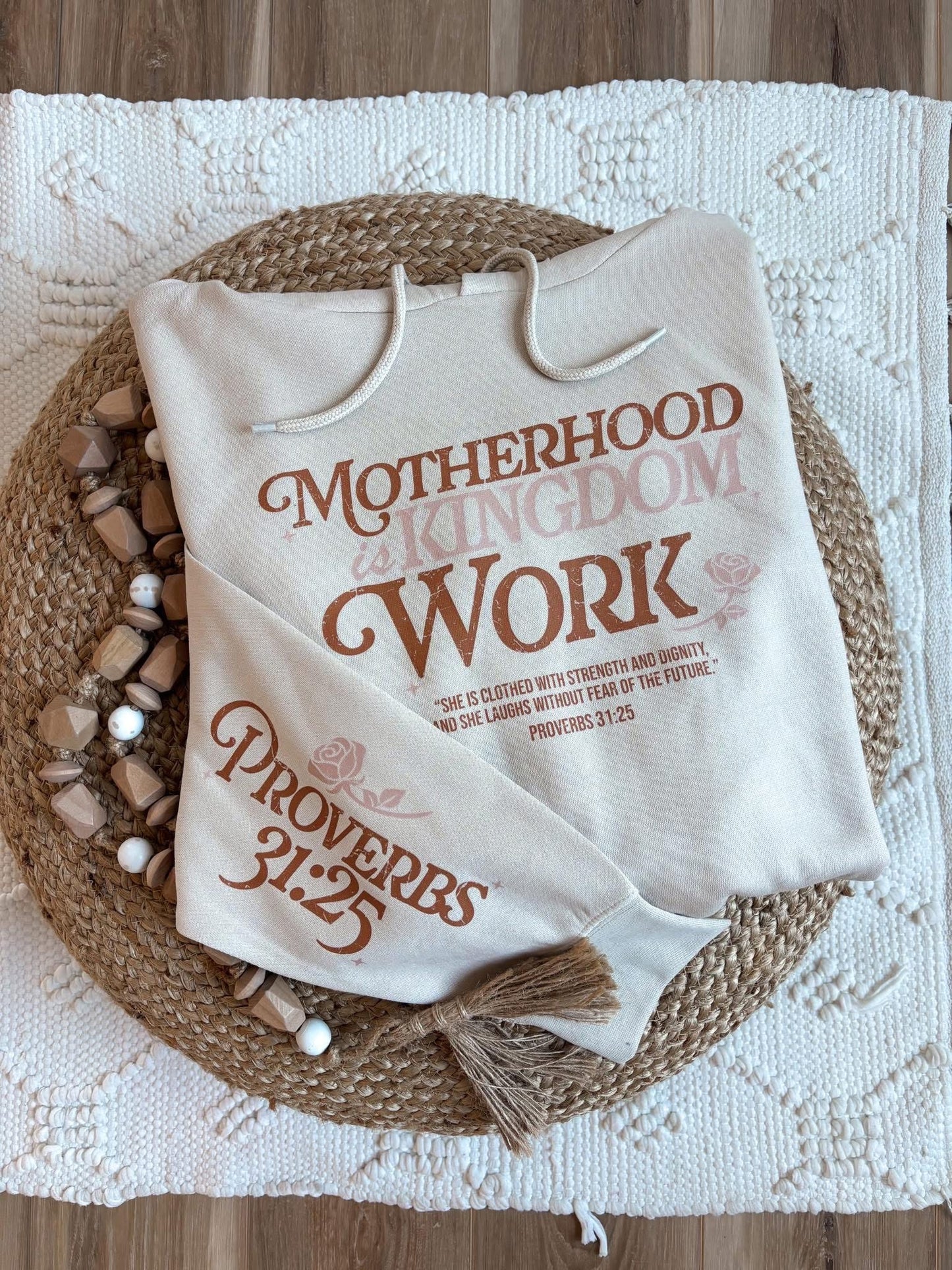 Motherhood is Kingdom Work Hoodie