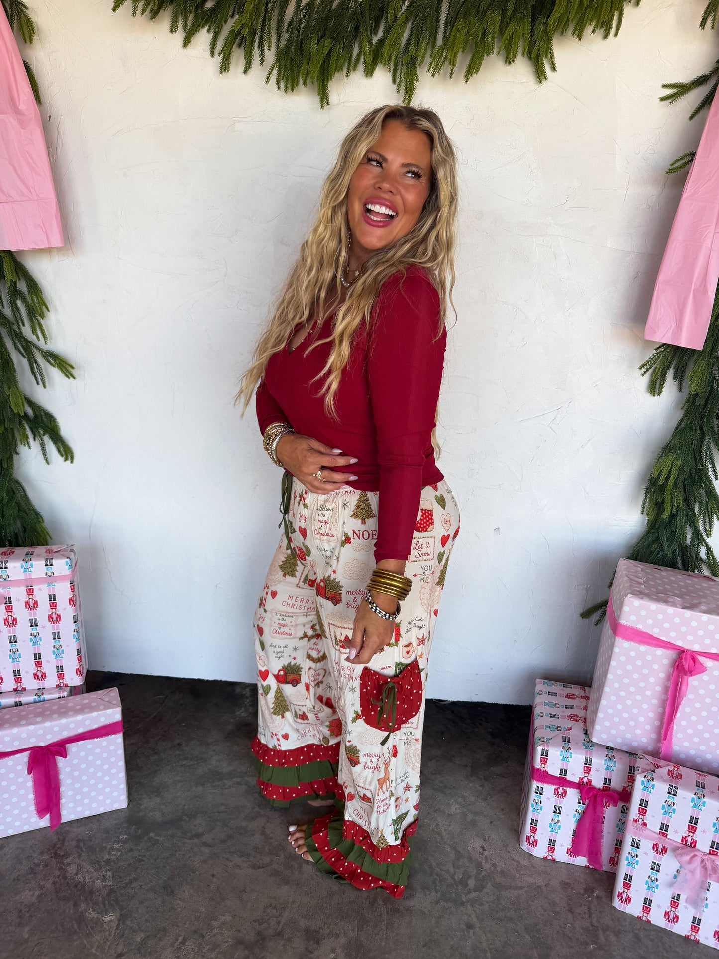 Vintage Christmas Bloomer Pants PREO