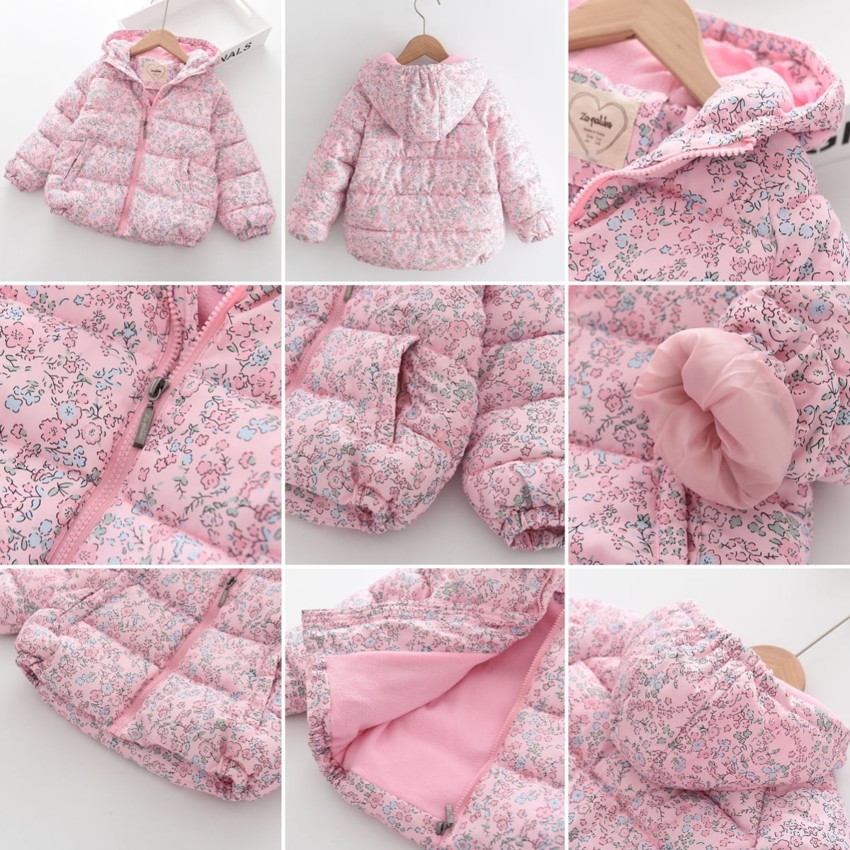 Aria Floral Puffer Coat PreO