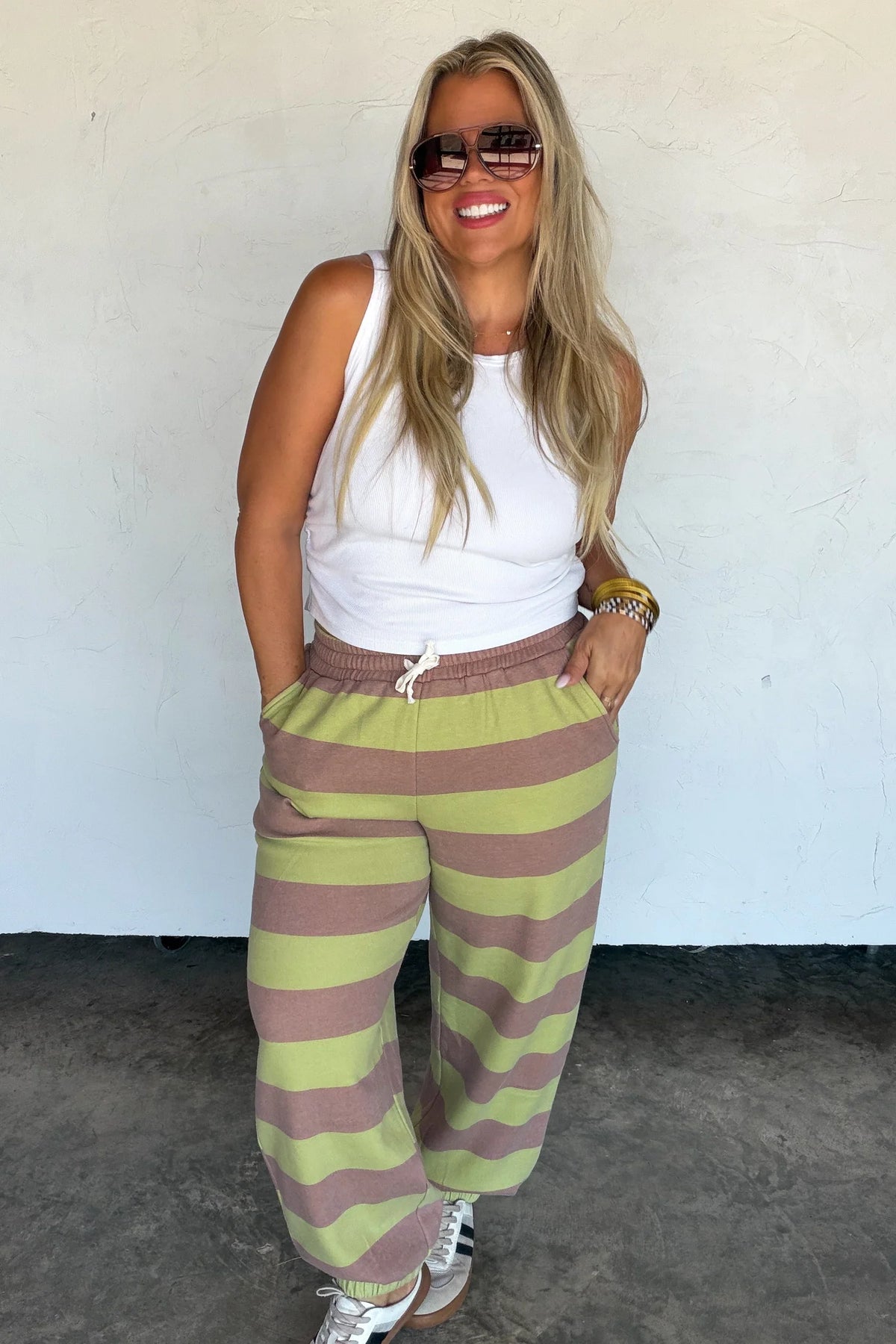 Fall Striped Drift Away Pants PREO
