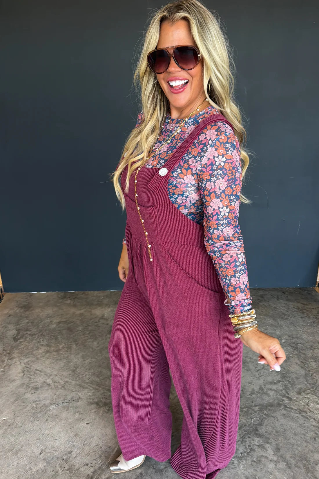 Ready Or Not Ribbed Overalls
