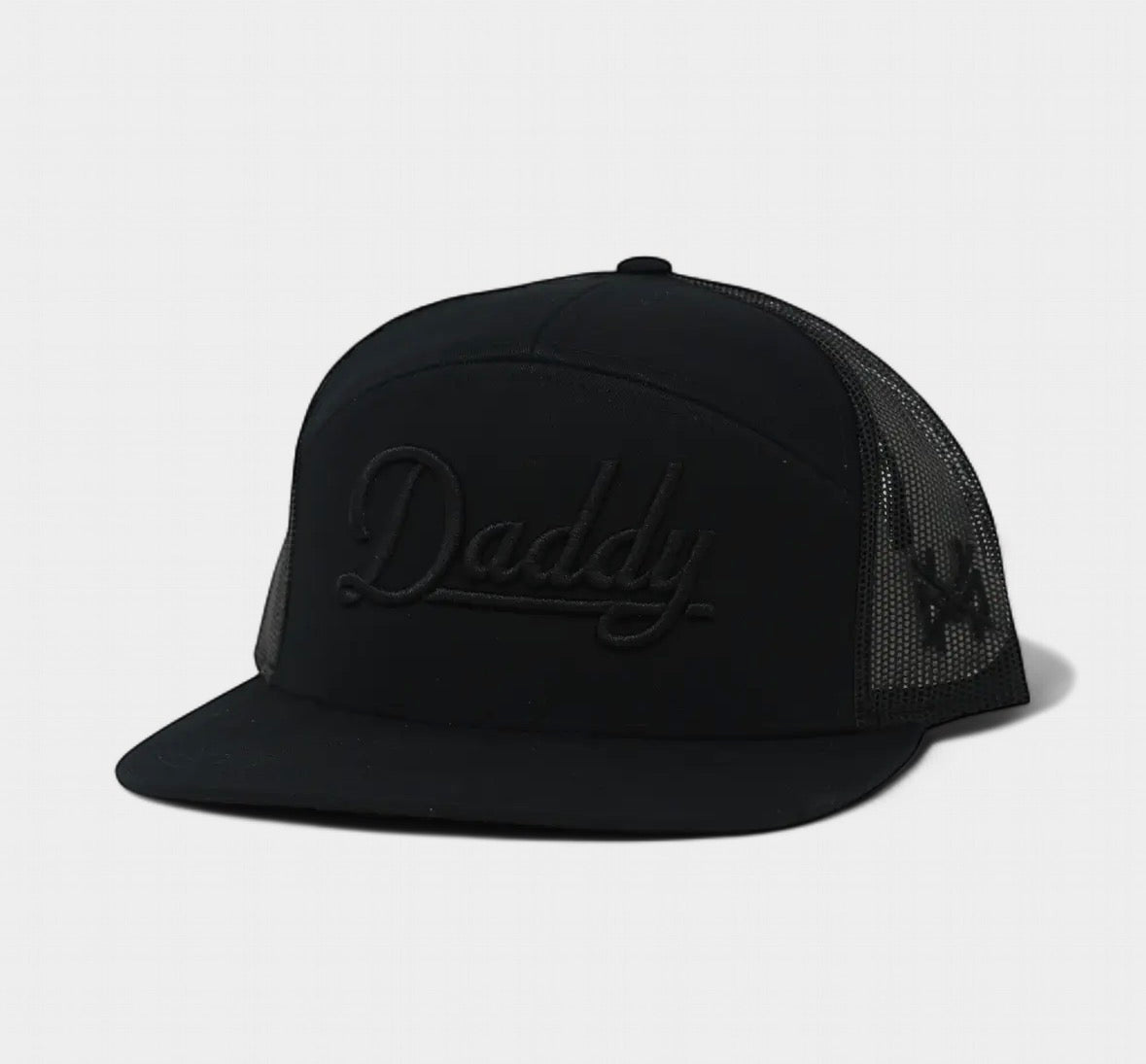 Daddy Trucker Hat Retro Black