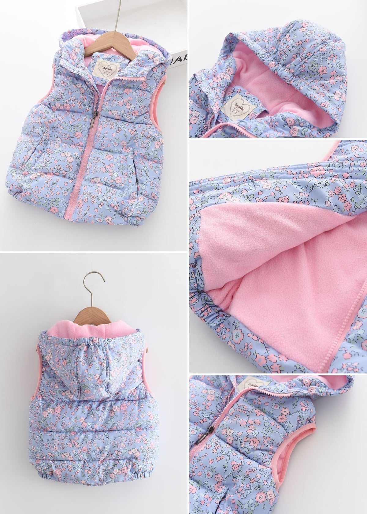 Lolo Floral Puffer Vest PreO