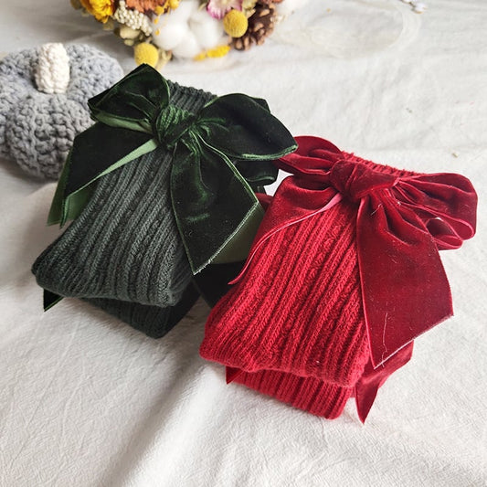 Knee High Bowknot Stockings RTS