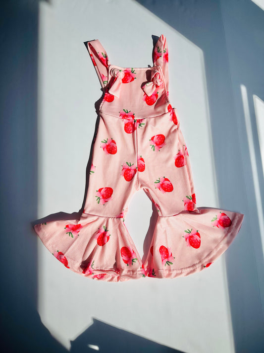 Straw Berry Cute Bell Bottom Jumper RTS