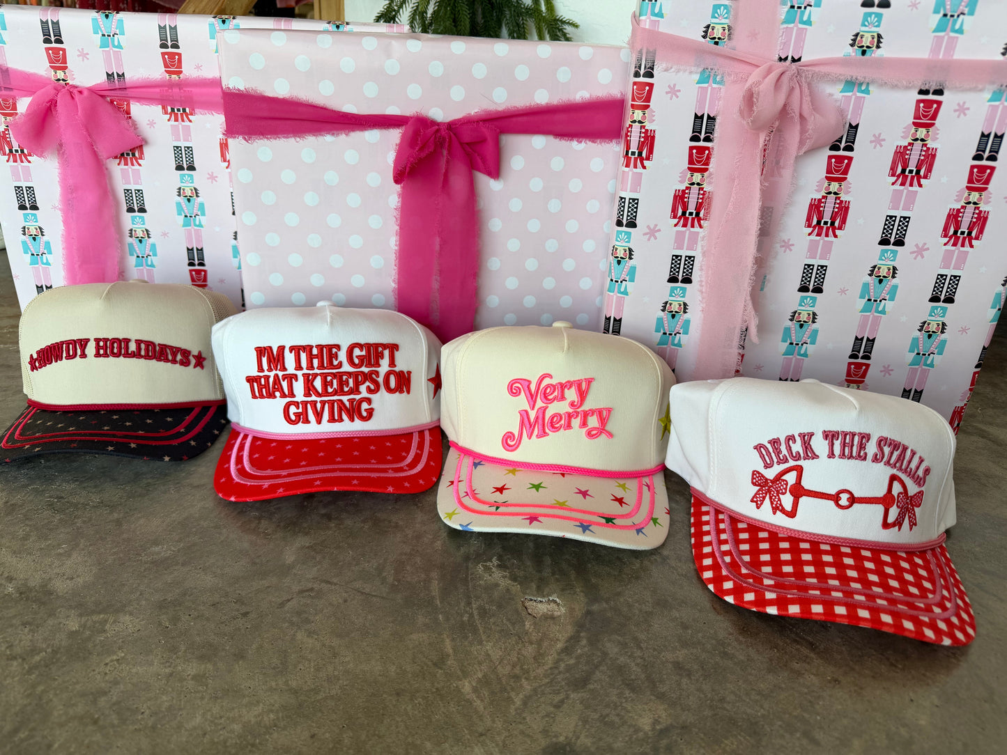 Holiday Hottie Trucker Hats PREO