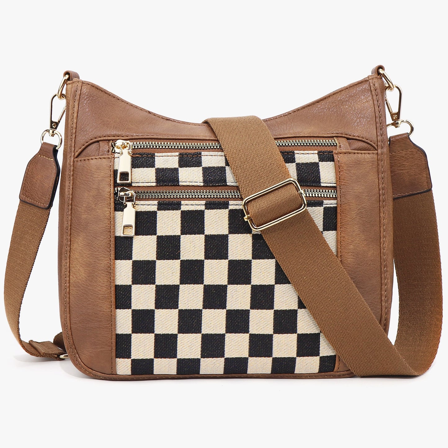 Checkered Crossbody Purse RTS