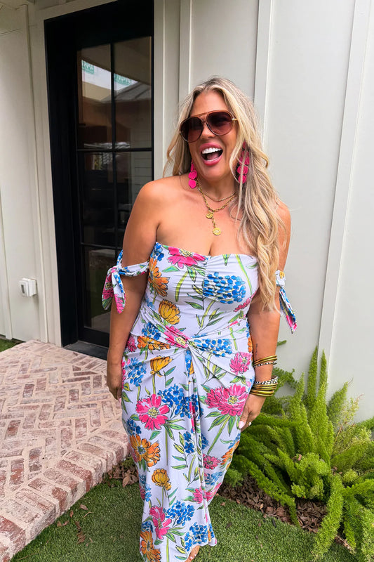 Siena In Bloom Swim + Matching Skirt