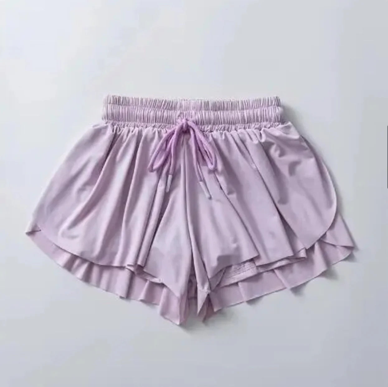 Girl’s Viral Flowy Shorts W/Built in Spandex