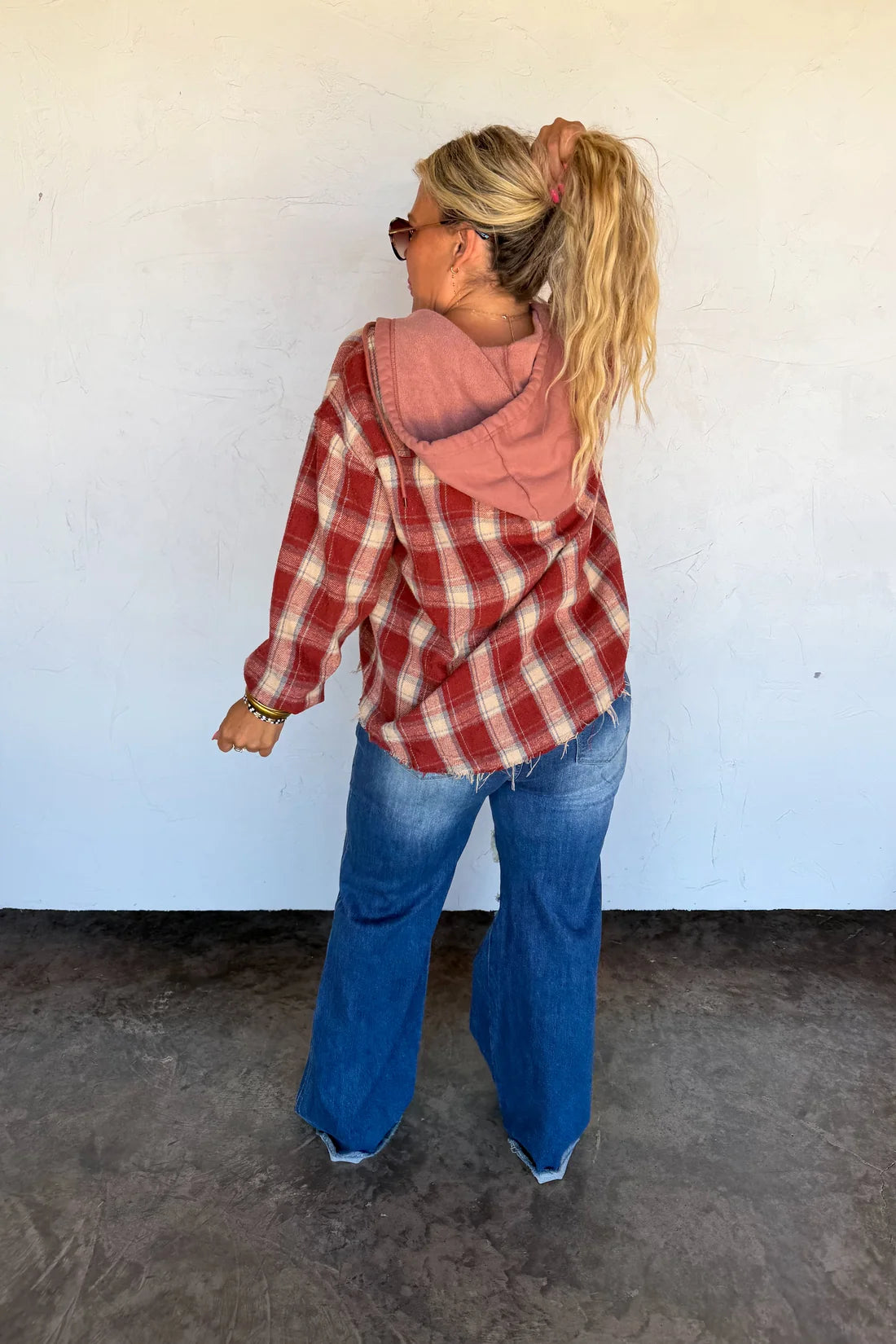 Rustic Red Cozy Shacket