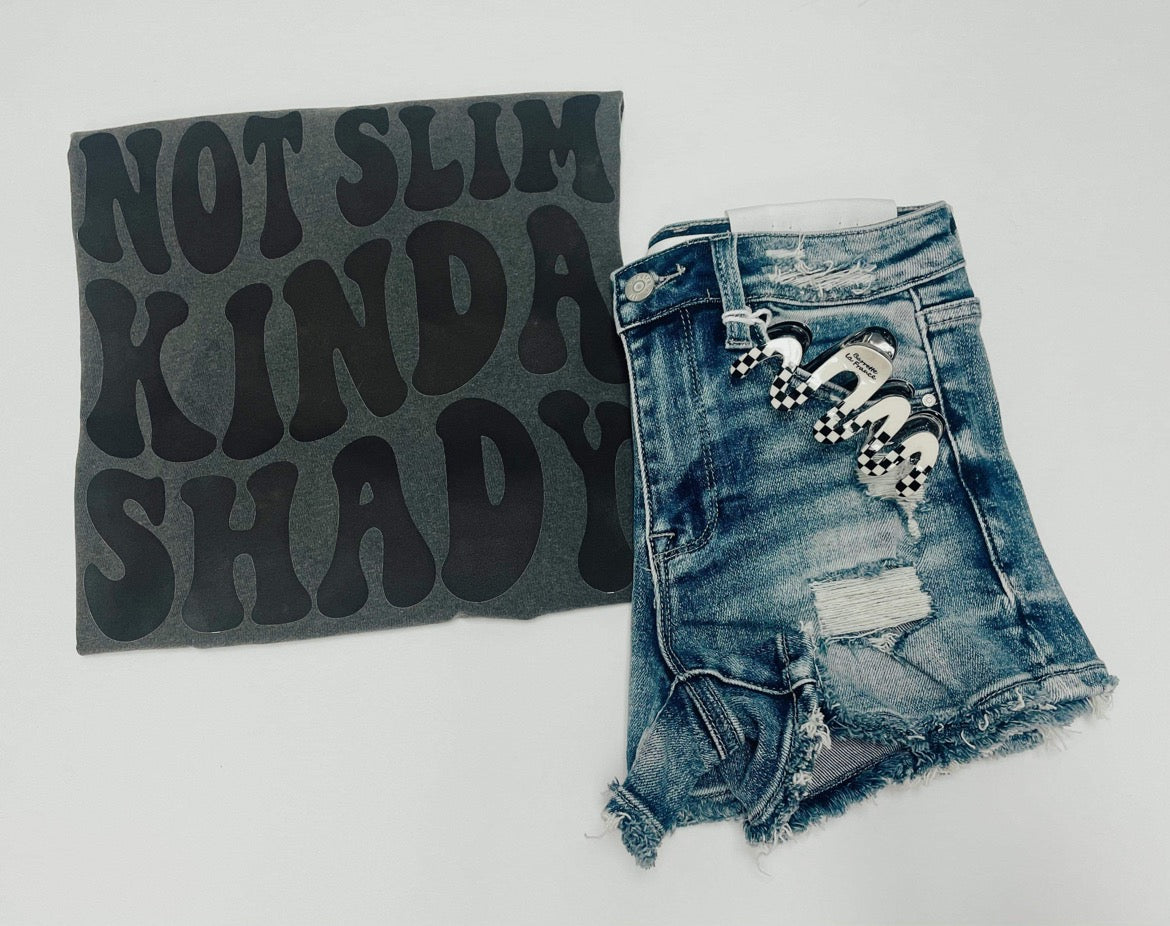 Not Slim Kinda Shady Tee - Middie