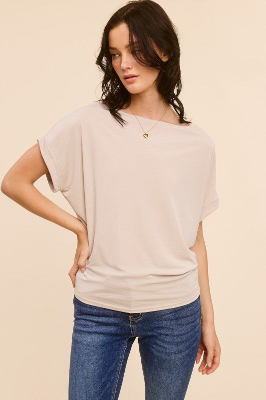 Champagne Dolman Top