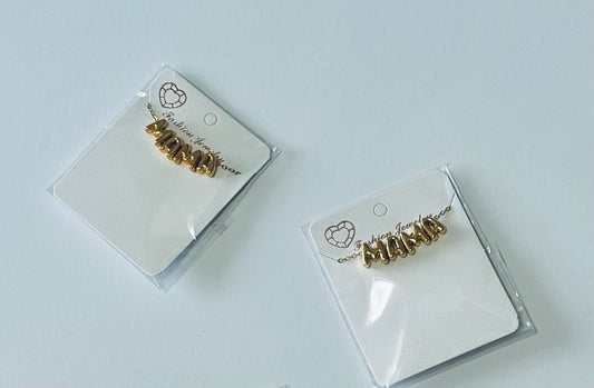 MAMA Bubble Letter Necklace RTS