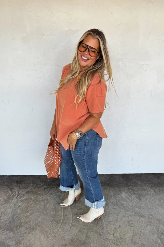 Rust Boyfriend Tee